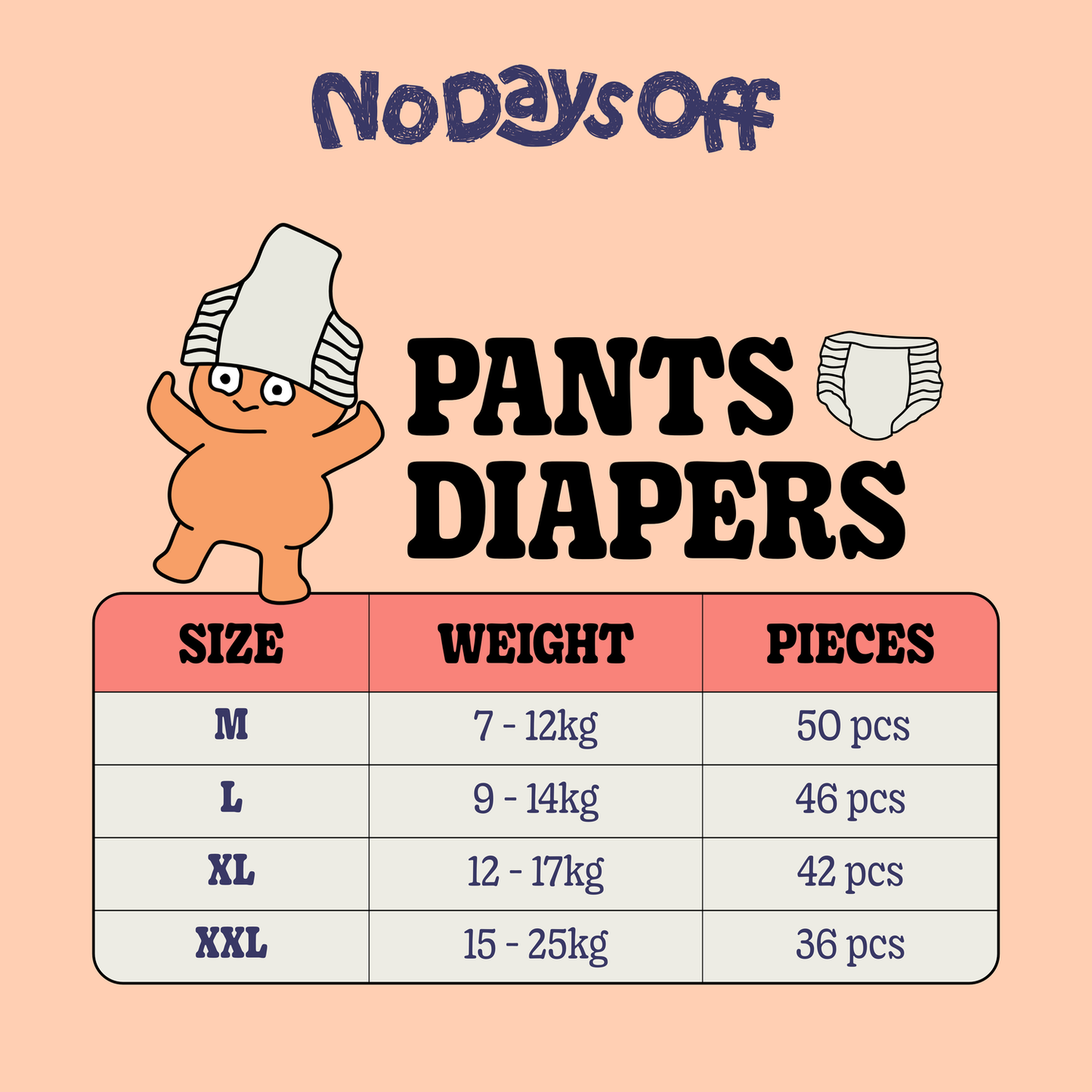 Anti-Rash Diaper Pants for Day 🌽☀️