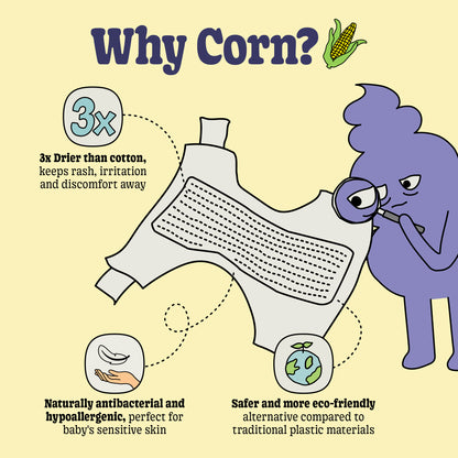 Anti-Rash Tape Diapers 🌽